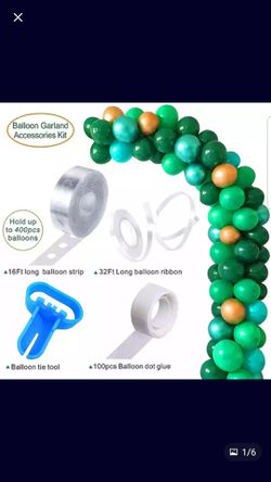 Green/Gold Balloon Arch Kit