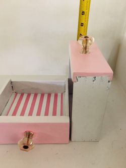 Shabby chic vintage stacking drawers (2 qty)