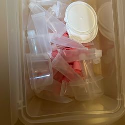 pink tip lip gloss squeeze tubes