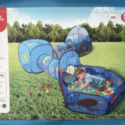 Toddler PopUp Play Tent w/tunnels