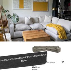 MODULAR SECTIONAL COUCH SOFA
