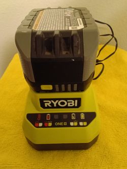Ryobi 18V lithium battery and charger