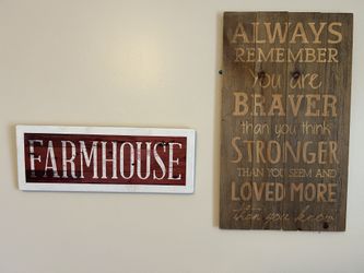 Wooden Wall Signs