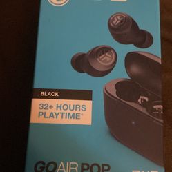 JLab Go Air Pop True Wireless Bluetooth Earbuds 