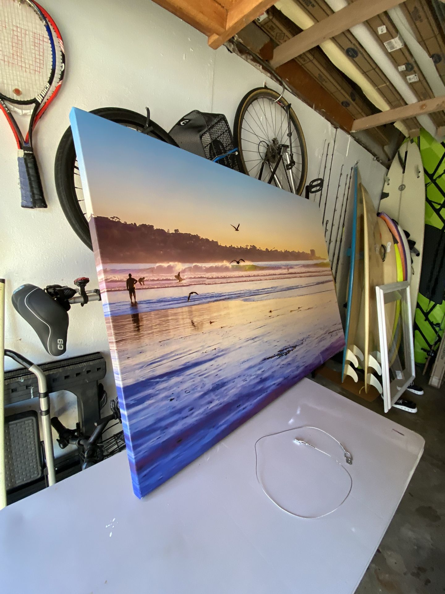 Large Black's beach gallery Canvas 40x60"