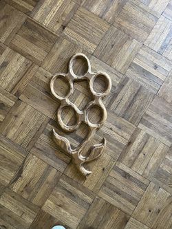 Vintage Wood Flower Wall Decor