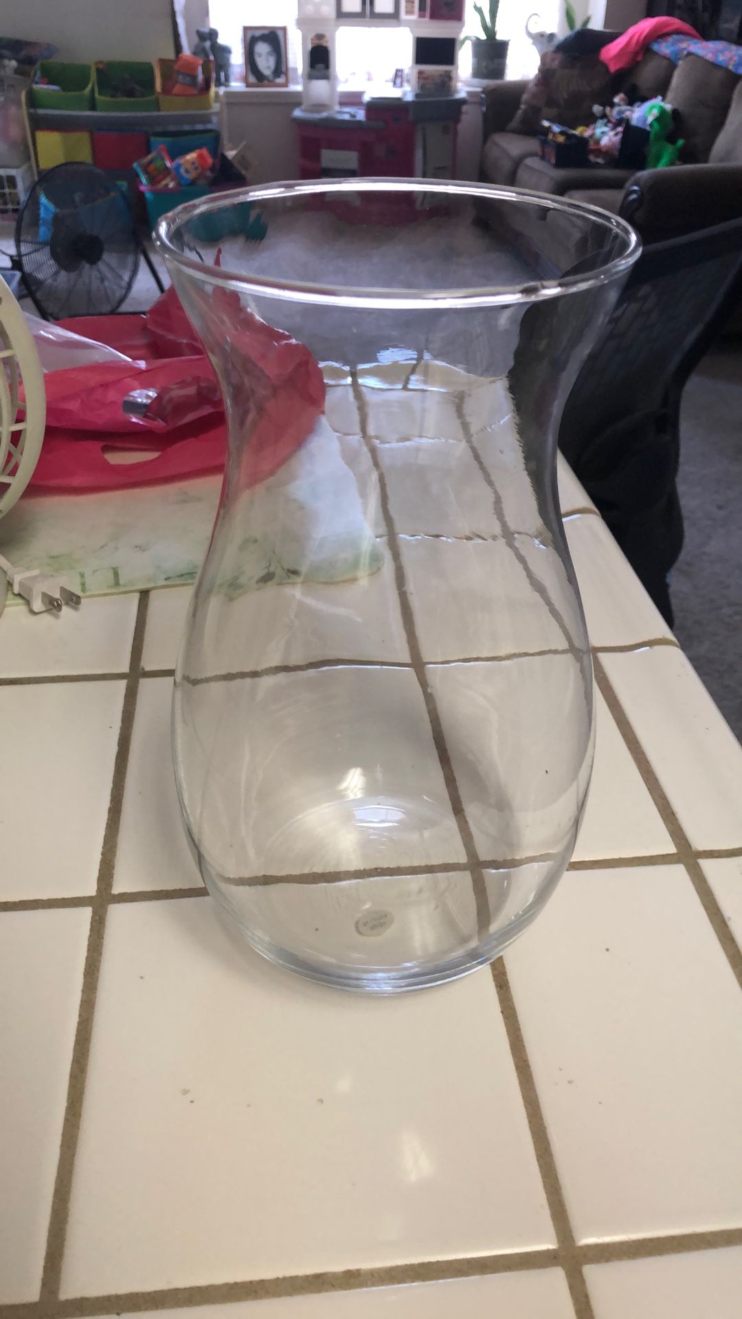 Large Glass Vase $2.