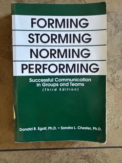 Forming Storming Norming Performing