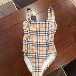 Never Worn Womans Size L Burberry Swimsuit