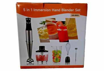 set de batidora de mano 5 en 1, modelo HB-8805