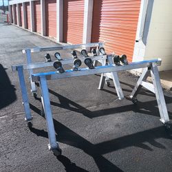 Aluminum Welding Horses 