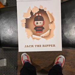 Cold Sins,travis Scot Jack Ripper Labubu Jordan 1 Sneakers 