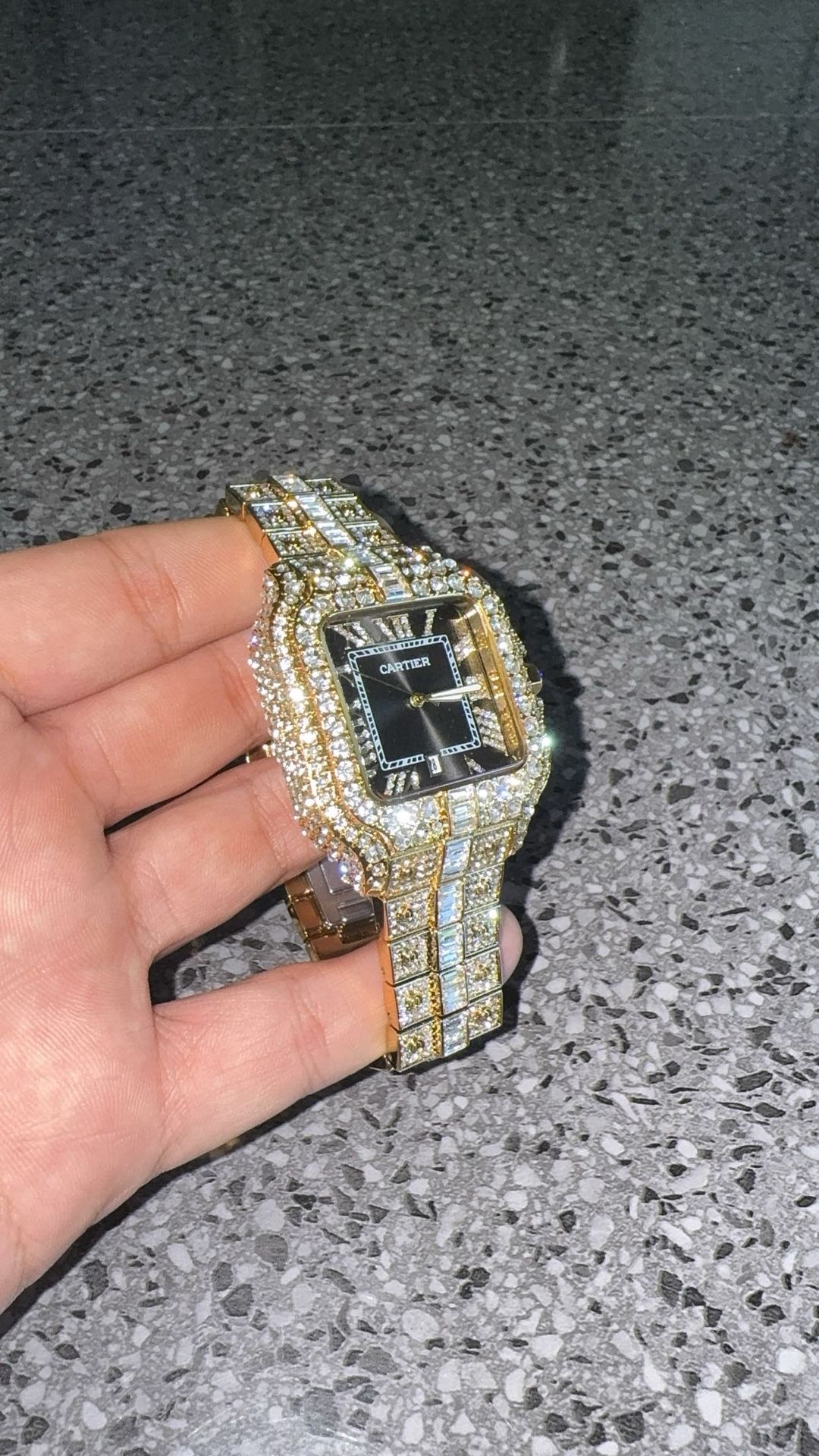 Cartier Iced Out watch
