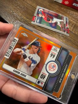 2026 Topps Chrome Aaron Judge /25 Orange