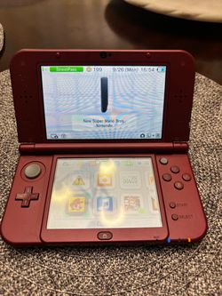 Nintendo 3DS XL Launch Edition Handheld Red Gaming System