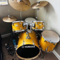 Drum Set, Yamaha Stage Custom 