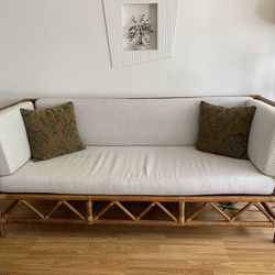 Boho Bamboo Sofa Unique Piece 