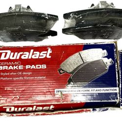 NEW Duralast Ceramic Rear Brake Pads D1107A - VW / Audi (Full Rear Set)