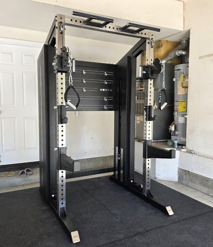 🔥NEW Vesta Pioneer 2in1 / Functional trainer / Squat Rack / 200lbs weight stack / Cable Machine / Gym Equipment / Commercial Grade/ FREE DELIVERY 🚛