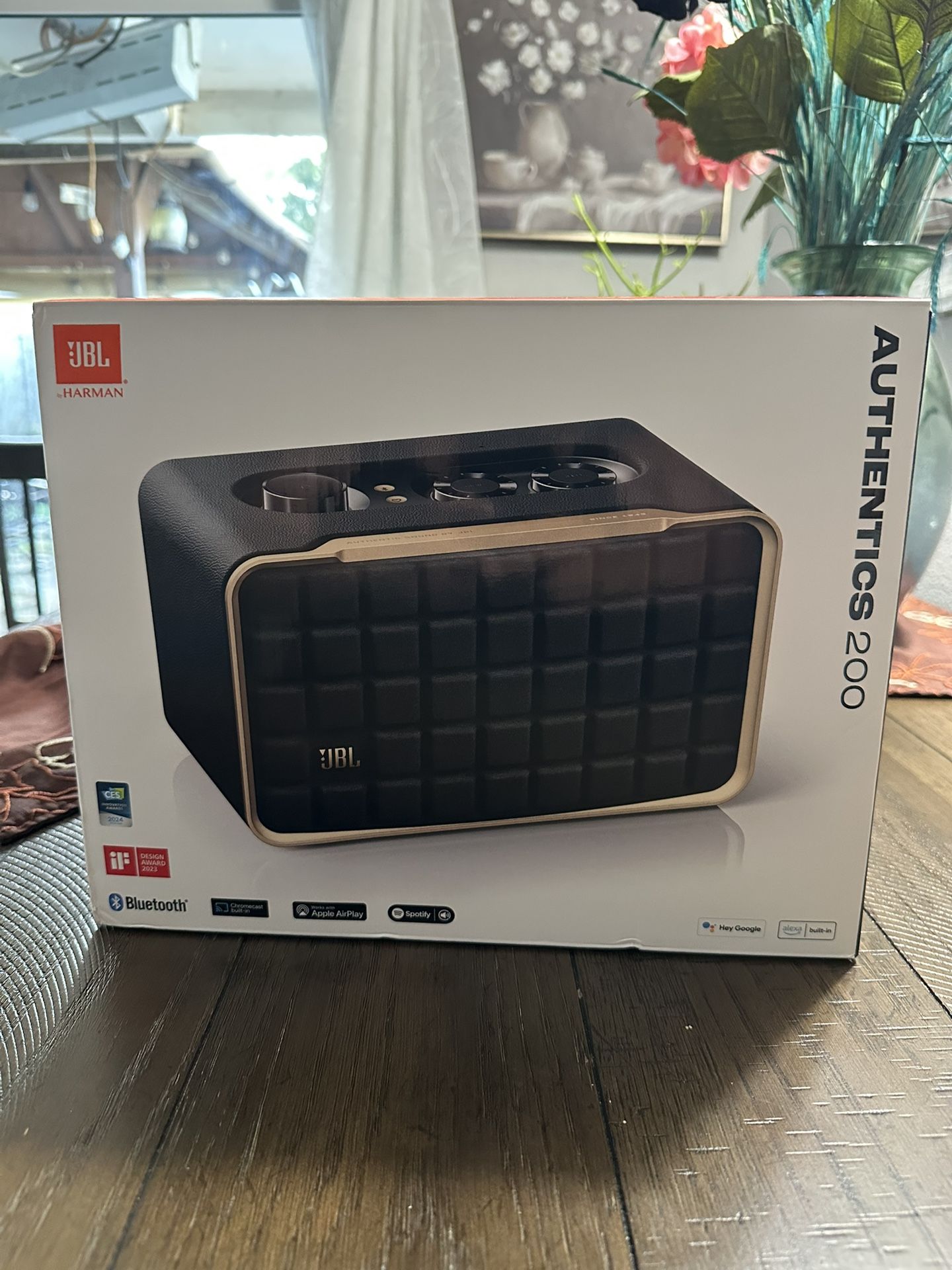 JBL- Authentics 200 Smart Speaker Black