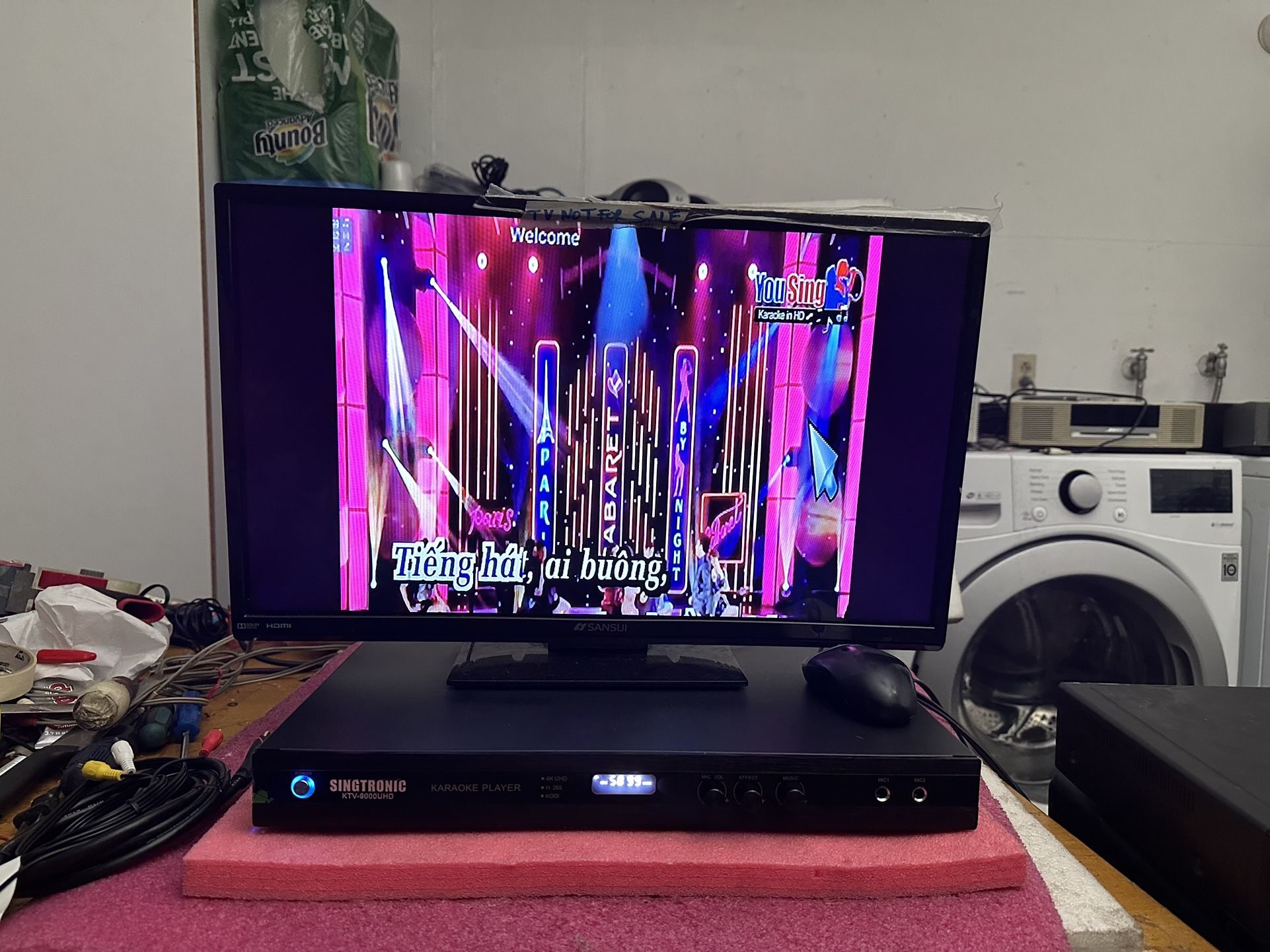 Singtronic KTV-9000UHD Professional Digital Smart 8TB Hard Drive 4K Karaoke Player