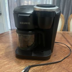 K-Duo® Single Serve & Carafe Coffee Maker- Used