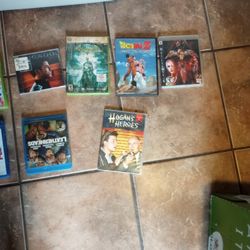 Blue Ray Movies  And Xbox Games 