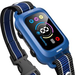 Dog Bark Collar - Automatic Anti Barking Collar with 8 Sensitivity, Rechargeable Smart Bark Shock Collar for Small/Medium/Large Dogs, Waterproof Bark 