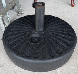 Best Choice Fillable Plastic Umbrella Stand Base 19” D