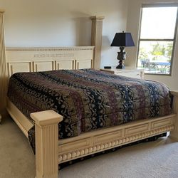 Exquisite Hand Carved King Bed