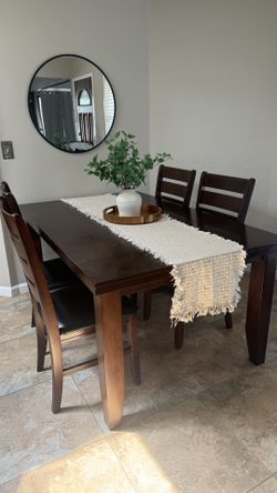 Dark Espresso Dining table + Chairs