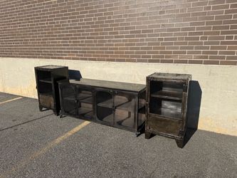 Metal cabinets