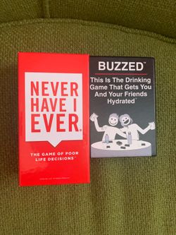 Party Card games bundle ( BUZZED & Never Have I Ever)