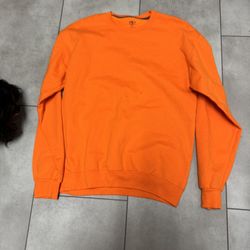 Hi viz orange sweatshirt size medium 38-40