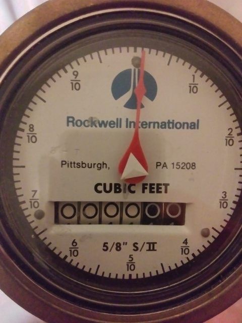 Cubic Feet Water Meter Reader