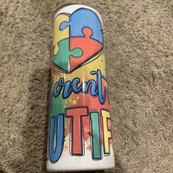 Different Is Beautiful/autism Tumbler