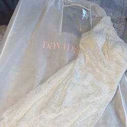 White Lace Wedding Dress 