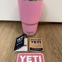 Brand New Pink Yeti 30 Oz Tumbler 