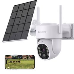 Security Cameras for Home Security Wireless Outdoor 4G LTE Cellular, 4MP No WiFi Solar Camera, Color Night Vision, PIR Detection, 32GB SD Card & SIM C