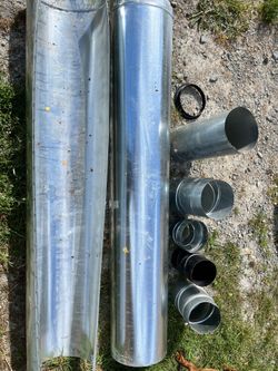 Galvanized Steel Stove Pipe and Fittings Set