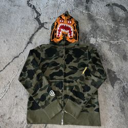 Bape Tiger Full Zip Hoodie🐅
