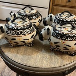 Temp Tations Old World Set Of 4 Serving Cows
