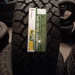 4 New Tires Installed/ Nuevas Llantas Instaladas 285/70/17 TBB AT Tires