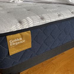 New Twin Mattress Golden Elegance By Sealy