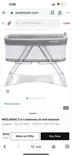 MyClassic all mesh baby bassinet