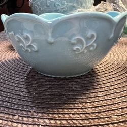 3 NEW Marbella Aqua Condiment Bowls 