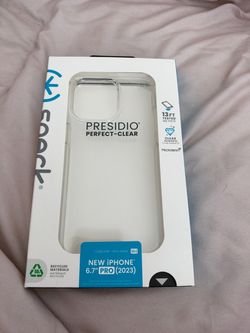 Speck Presidio Perfect-Clear iPhone 15 Pro Max Case