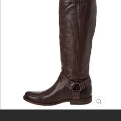 FRYE PHILLIP HARNESS TALL LEATHER BOOT