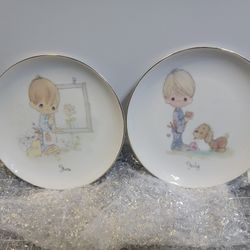 Precious Moments June July Plate