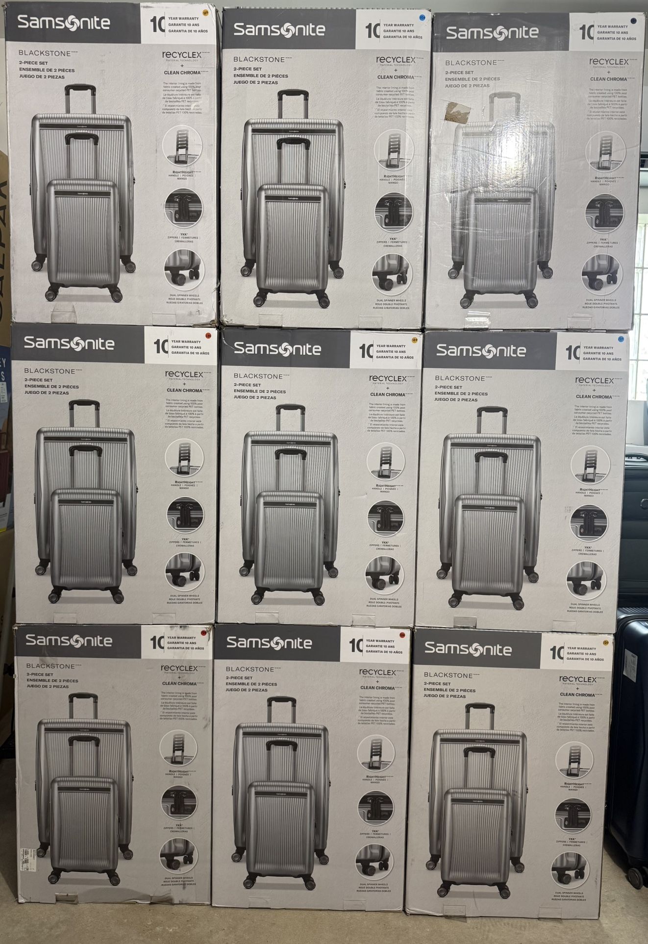 Samsonite Blackstone 2-piece Hardside Expandable Spinner Luggage Set